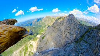 Горы глазами орла - смотреть видео (2:35)