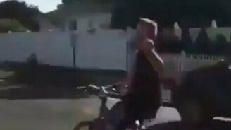 Велик подвёл трюкача - смотреть видео (0:05)