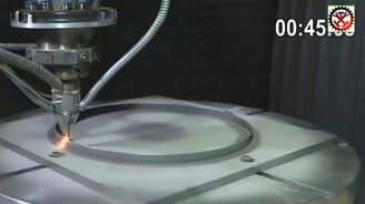Лазерно-плазменное напыление - смотреть видео (1:42)