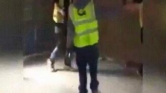 Розыгрыш у строителей - смотреть видео (0:24)