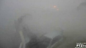 Кадры сильнейшего урагана - смотреть видео (0:58)