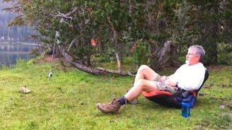 Озеро откликается на голос - смотреть видео (0:56)