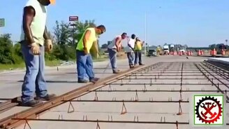 Как строят железобетонные дороги. - смотреть видео (5:57)