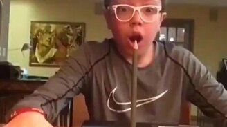 Внезапно получился фокус - смотреть видео (0:24)