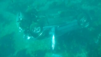 Неожиданная находка на морском дне - смотреть видео (0:54)