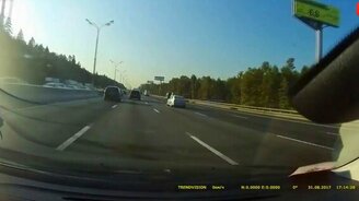 Колесо вернулось к хозяину - смотреть видео (0:20)