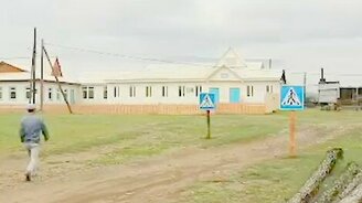 Пешеходный переход в селе - смотреть видео (0:20)