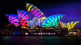 Красивое яркое световое шоу - смотреть видео (15:21)