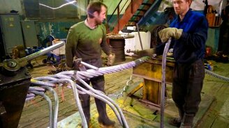 Заплёт троса вручную - смотреть видео (3:49)