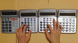 Тема "Супер Марио" на калькуляторах - смотреть видео (1:06)