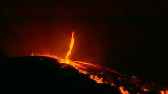 Огненный торнадо в лесу - смотреть видео (4:00)