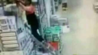 Почти повесила рекламу - смотреть видео (0:38)