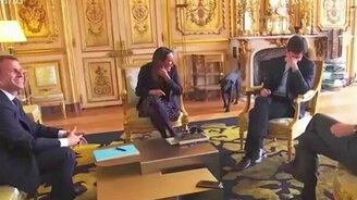 Невоспитанная собака президента - смотреть видео (0:19)