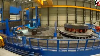 Как изготавливаются огромные шестерни - смотреть видео (6:08)