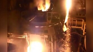 Перелив при плавке металла - смотреть видео (2:21)