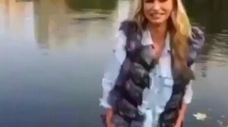 Хотела красиво сфотографироваться - смотреть видео (0:41)