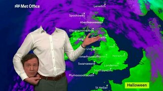 Ведущий погоды без головы - смотреть видео (0:27)