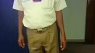 Такому полицейскому и машина не нужна - смотреть видео (0:27)