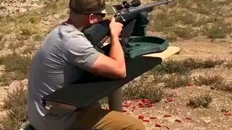 Взрыв винтовки в руках - смотреть видео (0:06)