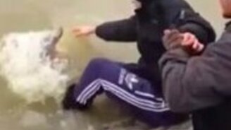 Упустили рыбину - смотреть видео (1:53)