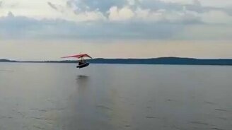 Полёт над водой - смотреть видео (0:19)