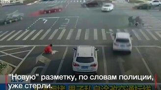 На что пошёл китаец, чтобы не стоять в пробке - смотреть видео (0:40)