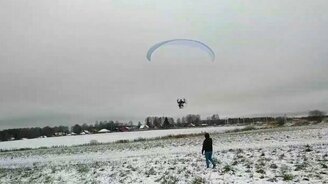 Первый полёт на российском электропараплане - смотреть видео (2:11)