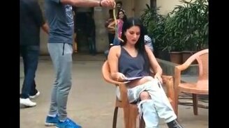 Вот ему влетит от неё... - смотреть видео (0:23)