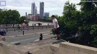 Ловкий и аккуратный паркур - смотреть видео (1:09)