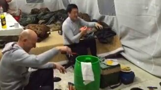 Комфортная рыбалка зимой - смотреть видео (1:54)