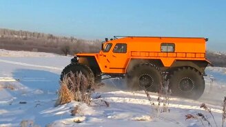 Вездеход "Хищник" - смотреть видео (1:58)