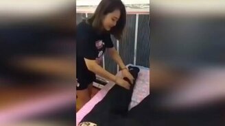 Жёсткий женский массаж - смотреть видео (0:26)