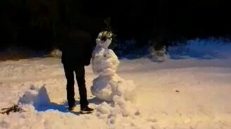 Снеговик вдребезги - смотреть видео (0:43)