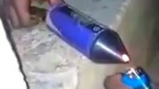 Неудачно запустили фейерверк - смотреть видео (0:58)