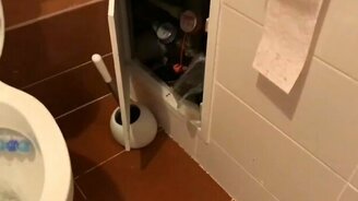 Буря в унитазе - смотреть видео (0:33)