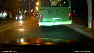 Не пропустил ДПС-пешеходов - смотреть видео (0:38)