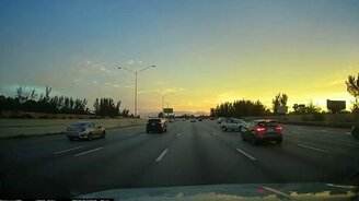 Полицейский разворот на скорости - смотреть видео (0:33)