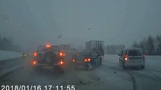 Когда несёшься в туман - смотреть видео (0:41)