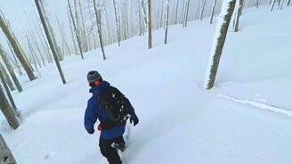 Умиротворение на сноуборде - смотреть видео (3:32)