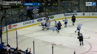 Мощный сейв вратаря - смотреть видео (1:26)