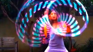 Светодиодный обруч - смотреть видео (0:42)