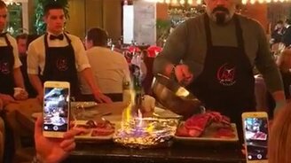 Жарьте мясо осторожно! - смотреть видео (1:19)