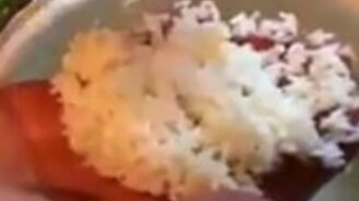 Это вообще рис? Где рис-то? - смотреть видео (1:17)