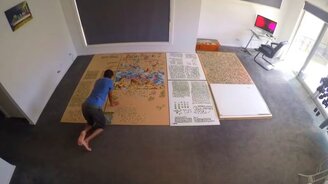 Родил картинку-паззл - смотреть видео (2:34)