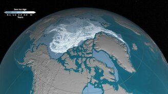 Таяние ледников за последние 25 лет - смотреть видео (2:35)