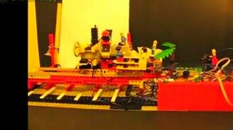 Забавный принтер ЛЕГО - смотреть видео (1:26)