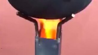 Реактивная печка - смотреть видео (0:31)