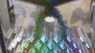 Загадочная сортировка шариков - смотреть видео (0:25)