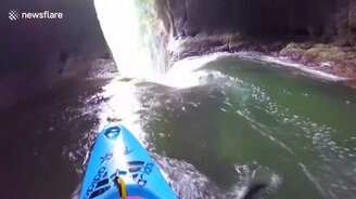 С водопада вниз - смотреть видео (1:08)