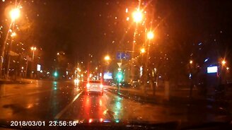 Мистическое ДТП - смотреть видео (0:38)